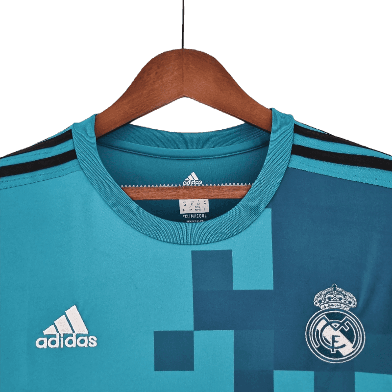 Real Madrid Retro 2017/18 Long Sleeve Third Away (Free Personalisation)