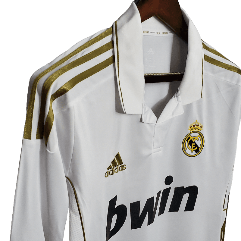 Real Madrid Retro 2011/12 Long Sleeve Home (Free Personalisation)