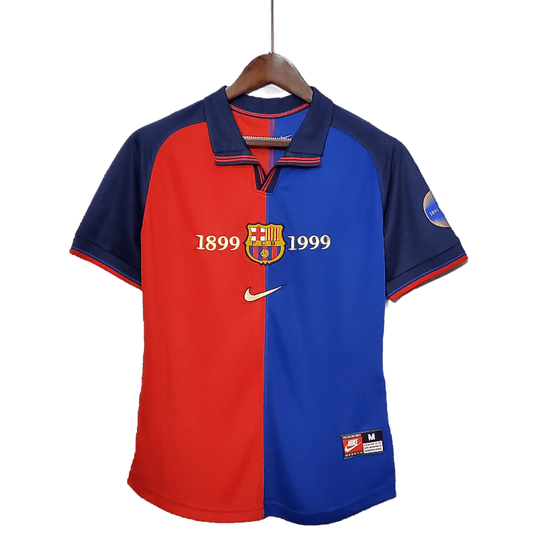 Barcelona Retro 99/00 Home (100th Anniversary) (Free Personalisation)