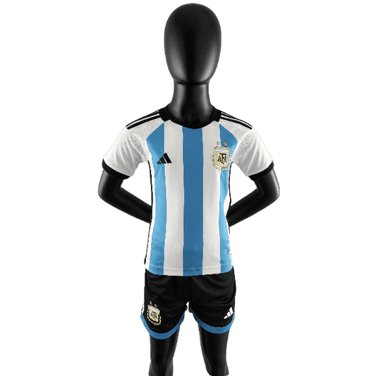 Argentina  2022 Kids World Cup Home (Free Personalisation)