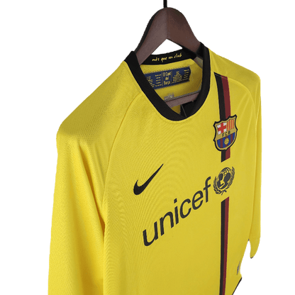 Barcelona Retro Long Sleeve 08/09 Away (Free Personalisation)