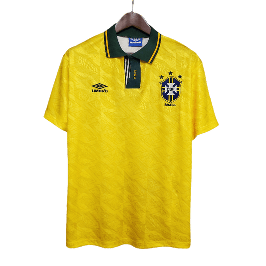 Brazil Retro 1991/93 Home (Free Personalisation)