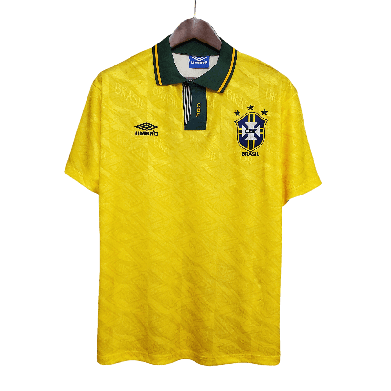 Brazil Retro 1991/93 Home (Free Personalisation)