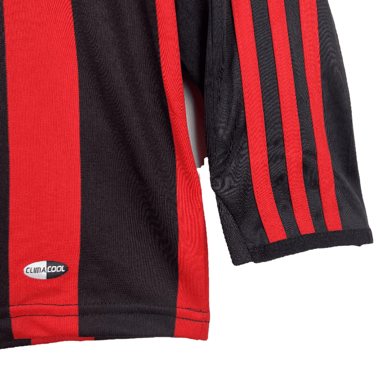 AC Milan Retro 2008/09 Long Sleeve Home (Free Personalisation)