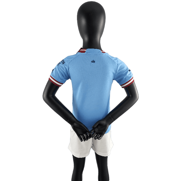 Manchester City 22/23 Kids Home Kit (Free Personalisation)