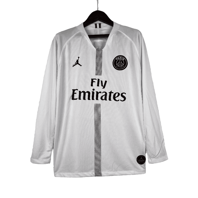 PSG Retro 2018/19 Long Sleeve White (Free Personalisation)