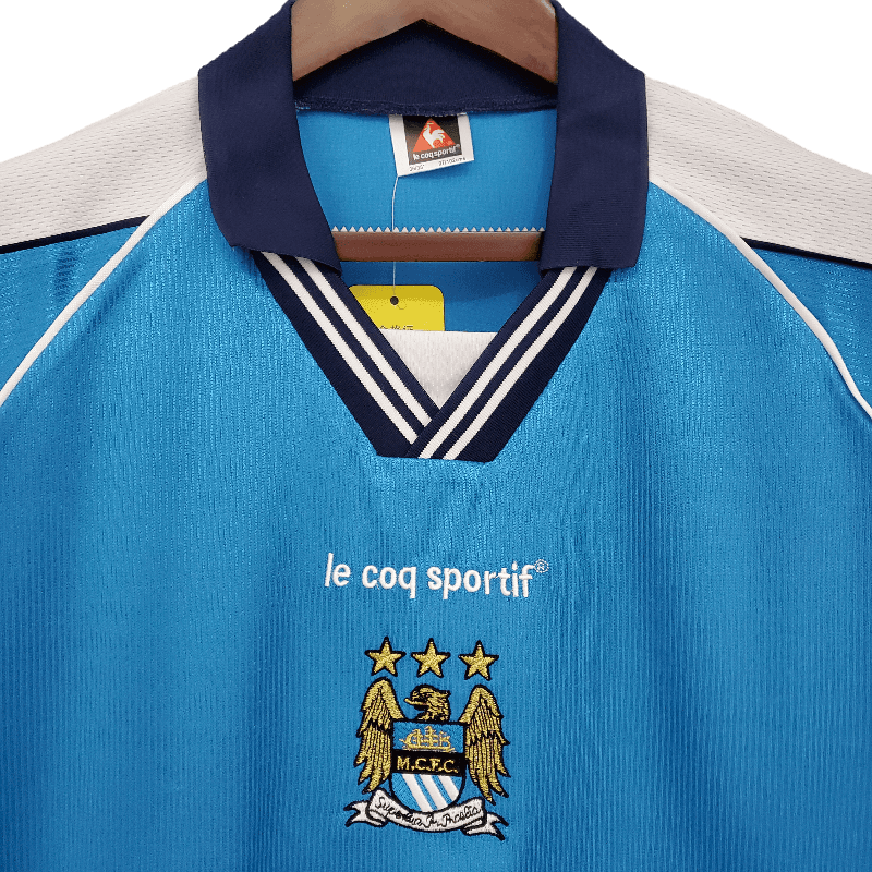 Manchester City Retro 1999/01 Home (Free Personalisation) (Free Personalisation)