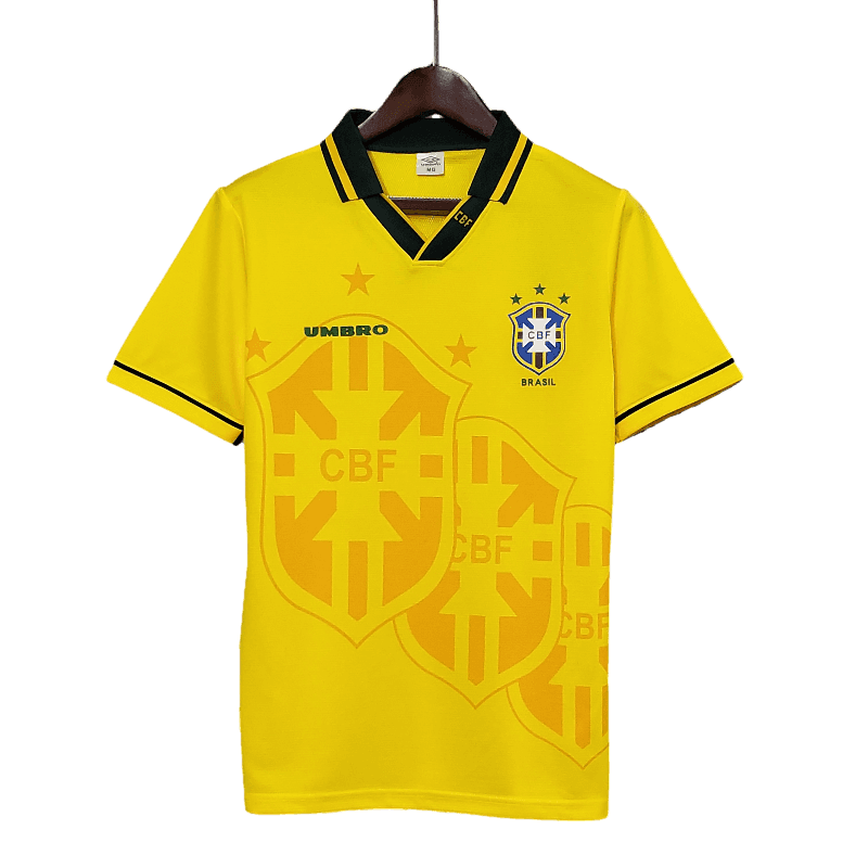 Brazil Retro 1993/94 Home (Free Personalisation)