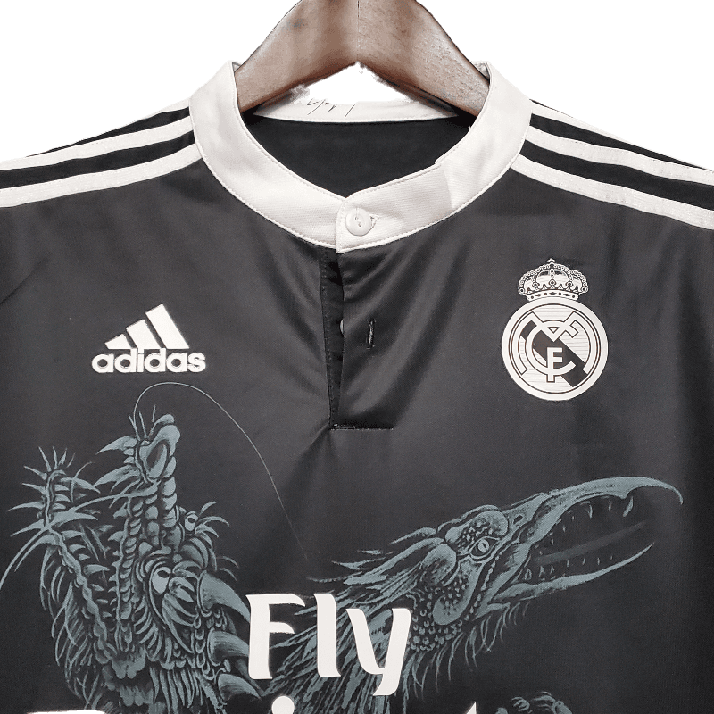 Real Madrid Retro Long Sleeve 2014/15 Third (Free Personalisation)