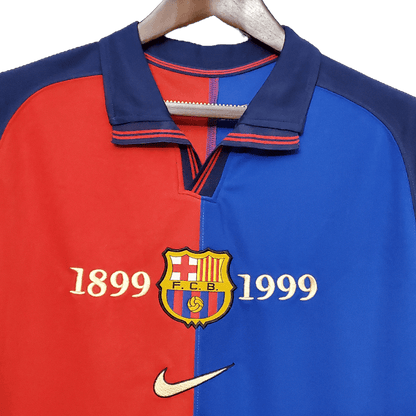 Barcelona Retro 99/00 Home (100th Anniversary) (Free Personalisation)