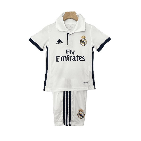 Real Madrid Retro 16-17 Kids Home (Free Personalisation)