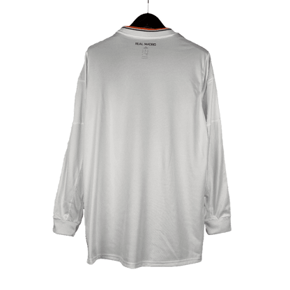 Real Madrid Retro Long Sleeve 2013/14 Home (Free Personalisation)