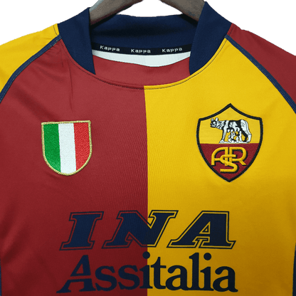 Rome Retro 2001/02 Home (Free Personalisation)