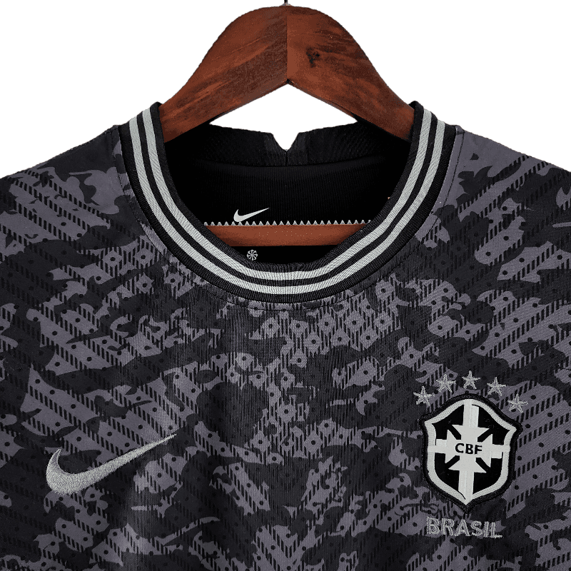 Brazil 2022 Woman All Black (Free Personalisation)