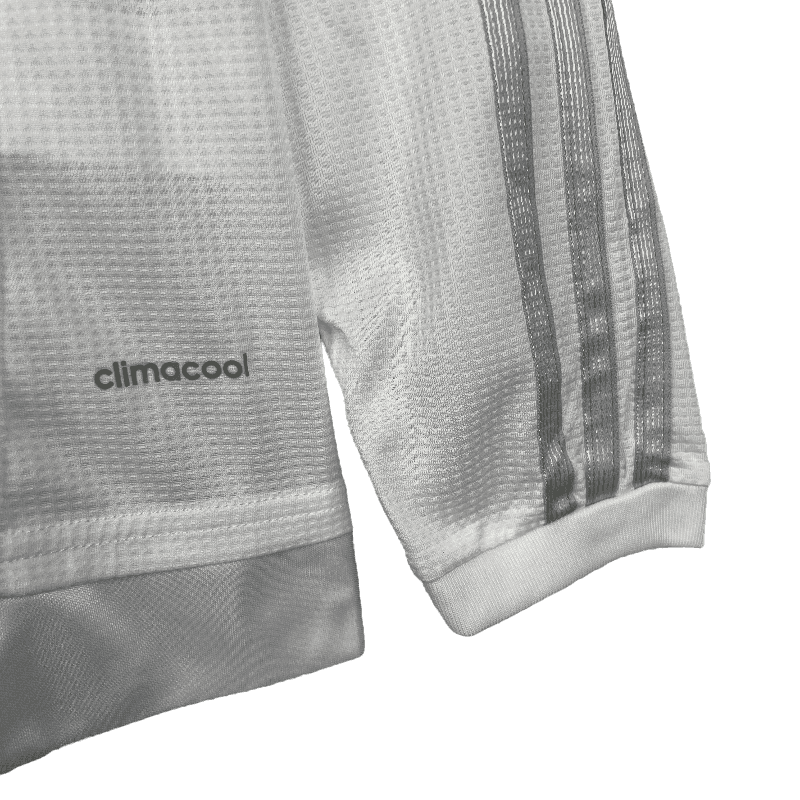 Real Madrid Retro 15/16 Long Sleeve Home (Free Personalisation)