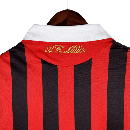 AC Milan Retro 2009/10 Long Sleeve Home (Free Personalisation)