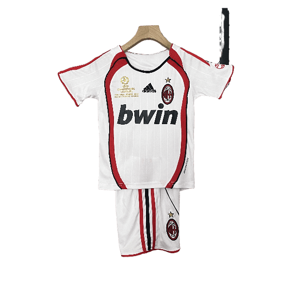 AC Milan Retro 06-07 Kids Champions League Away (Free Personalisation)