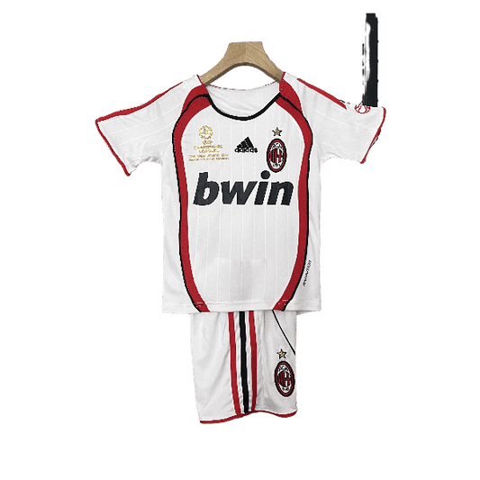 AC Milan Retro 06-07 Kids Champions League Away (Free Personalisation)