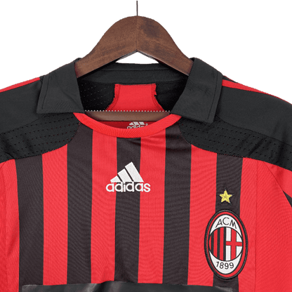 AC Milan Retro 2007/08 Long Sleeve Home (Free Personalisation)