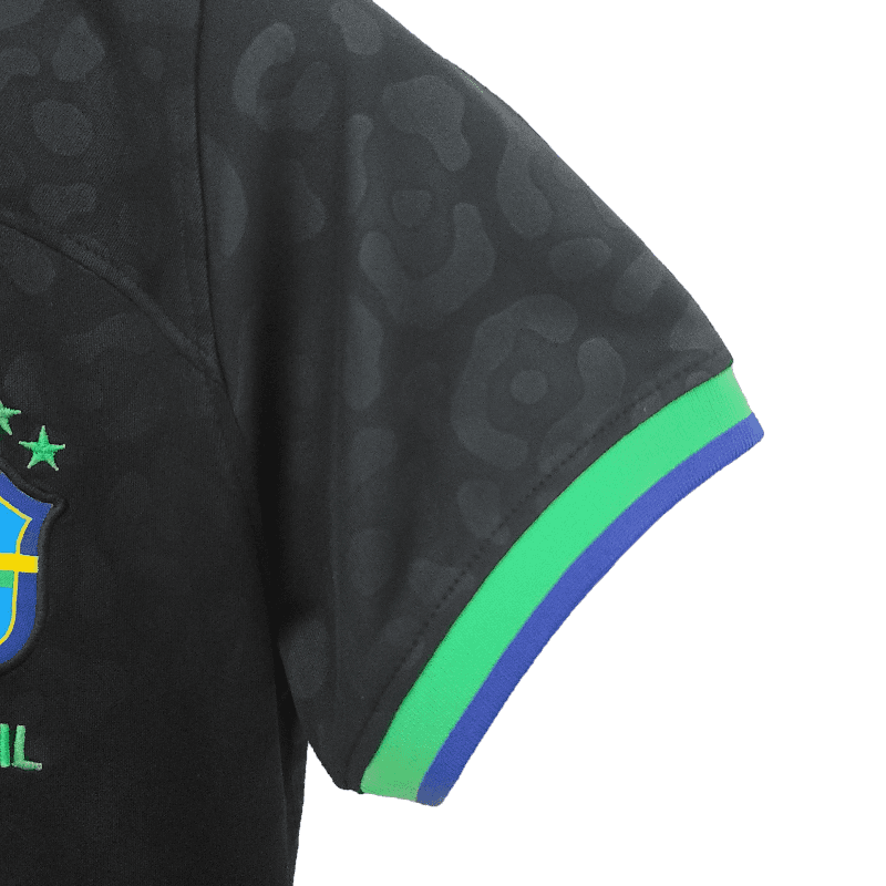 Brazil 2022 Women Black (Free Personalisation)