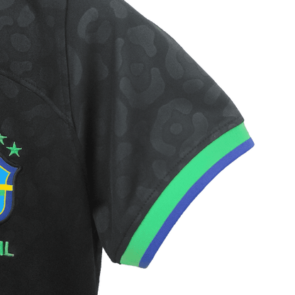 Brazil 2022 Women Black (Free Personalisation)