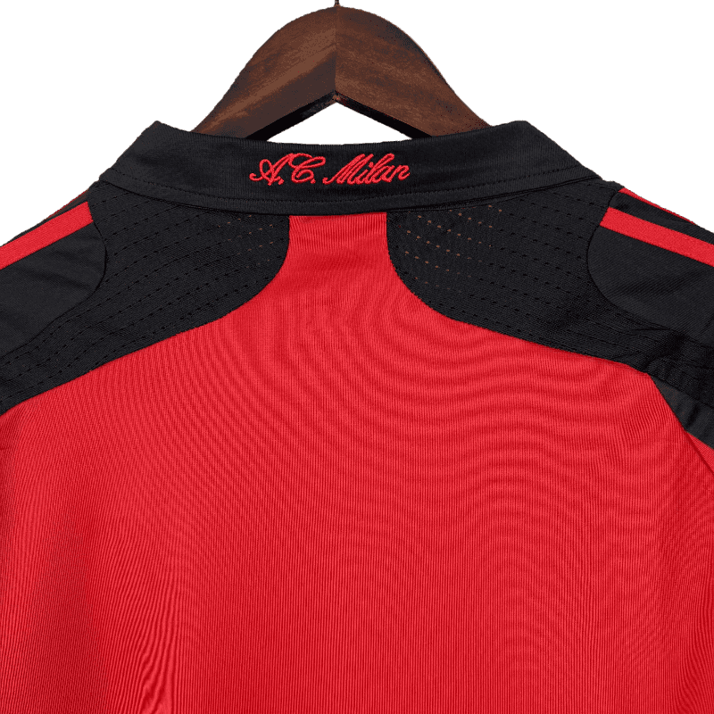 AC Milan Retro 2007/08 Long Sleeve Home (Free Personalisation)
