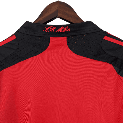 AC Milan Retro 2007/08 Long Sleeve Home (Free Personalisation)