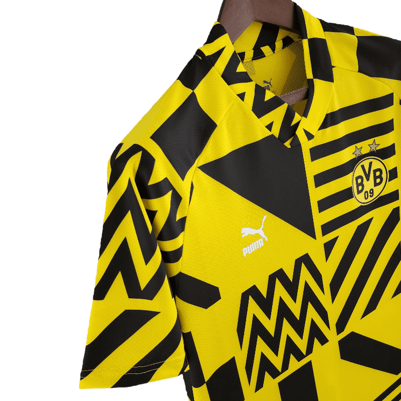 Dortmund 2022/23 Pre-Match Yellow Black (Free Personalisation)