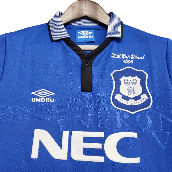 Everton Retro 94/95 Home Soccer (Free Personalisation)