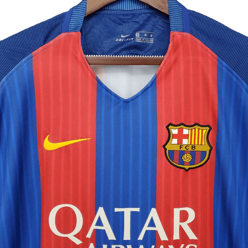 Barcelona Retro 16/17 Home (Free Personalisation)