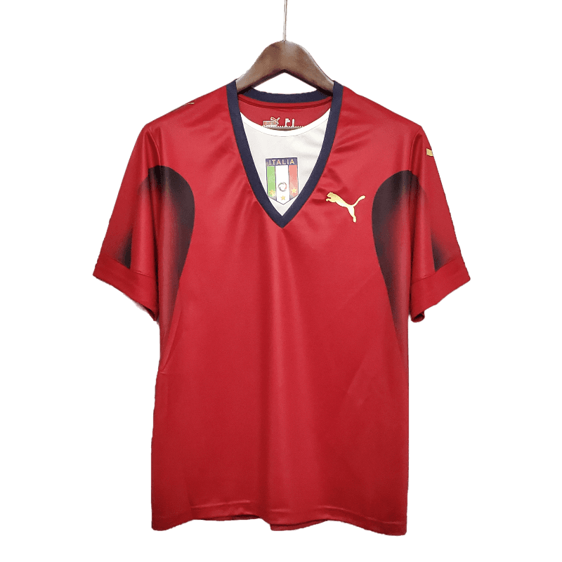 Italy Retro 2006 Red (Free Personalisation)