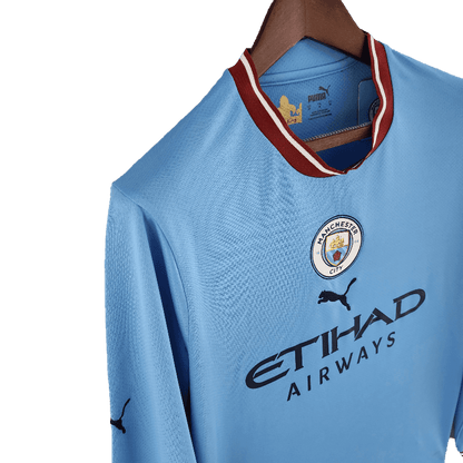 Manchester City 2022/23 Long Sleeve Home (Free Personalisation)
