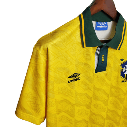 Brazil Retro 1991/93 Home (Free Personalisation)
