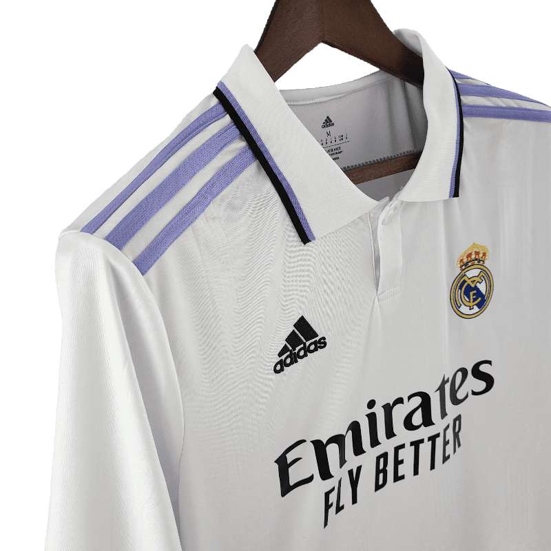 Real Madrid 2022/23 Long Sleeve Home (Free Personalisation)