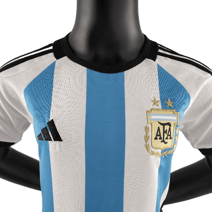 Argentina  2022 Kids World Cup Home (Free Personalisation)