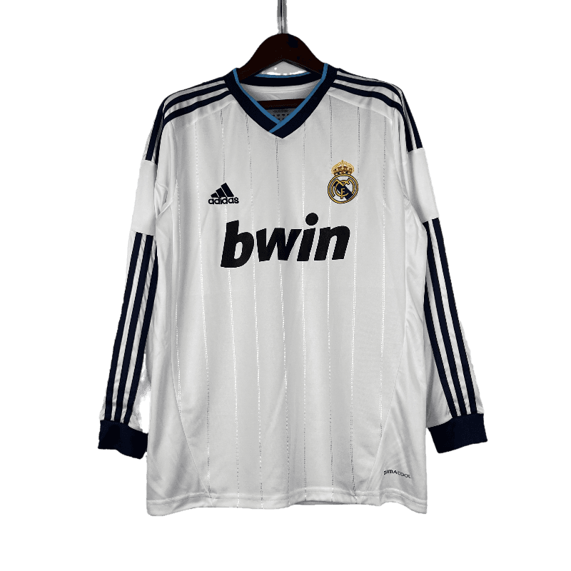 Real Madrid Retro 2012/13 Long Sleeve Home (Free Personalisation)