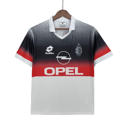 AC Milan Retro 1995/96 Training Suit Black & White (Free Personalisation)