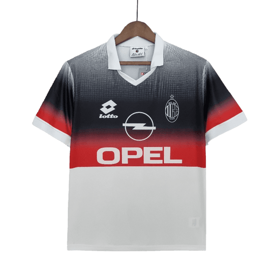 AC Milan Retro 1995/96 Training Suit Black & White (Free Personalisation)