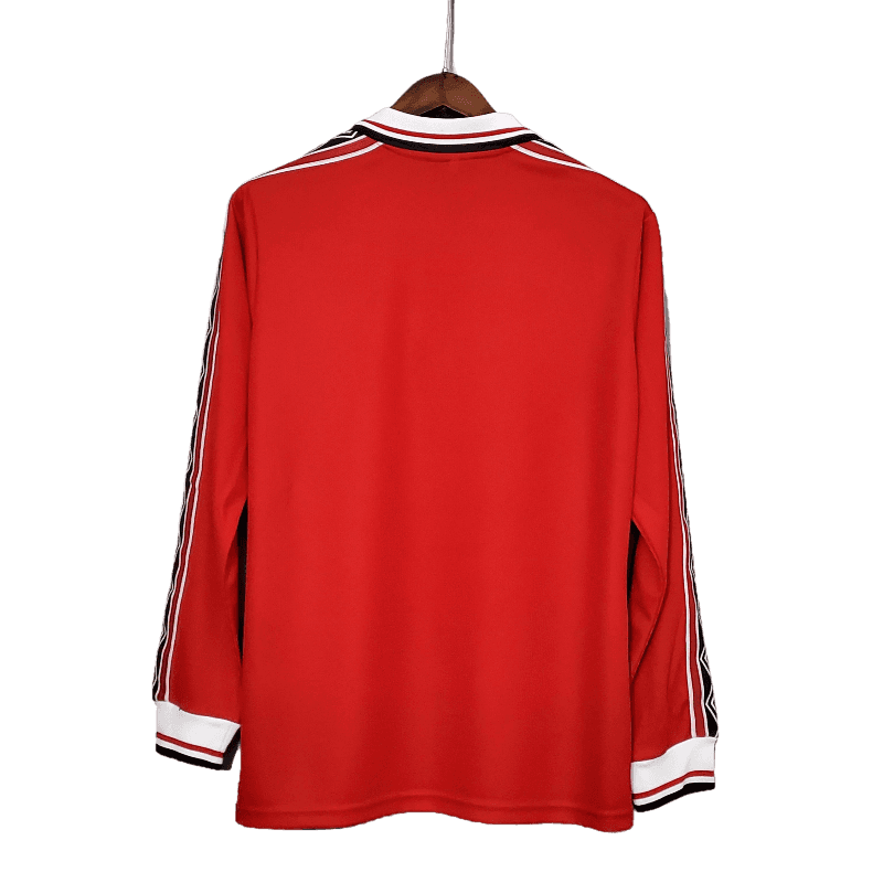 Manchester United Retro Long-Sleeved 1998/99 Home (Free Personalisation)