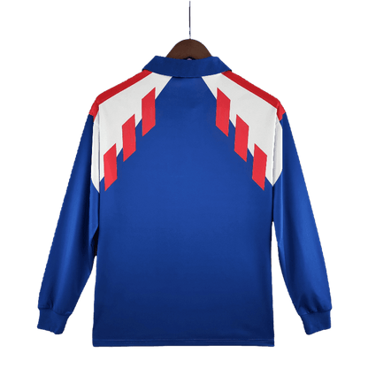 France Retro Long Sleeve 1988/90 Home (Free Personalisation)