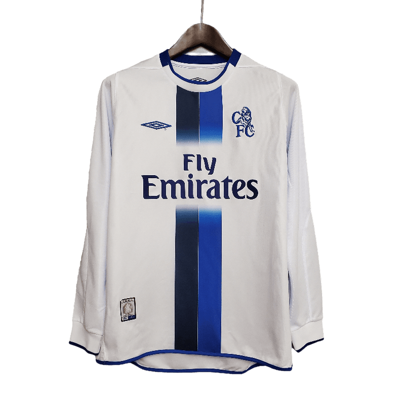 Chelsea Retro Long-Sleeved 2003/05 Away (Free Personalisation)