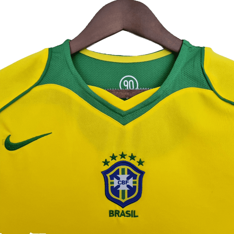 Brazil Retro 2004/06 Home (Free Personalisation)