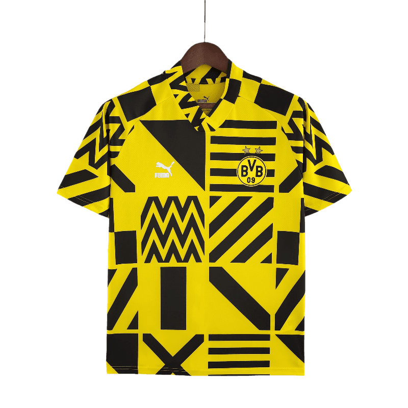 Dortmund 2022/23 Pre-Match Yellow Black (Free Personalisation)