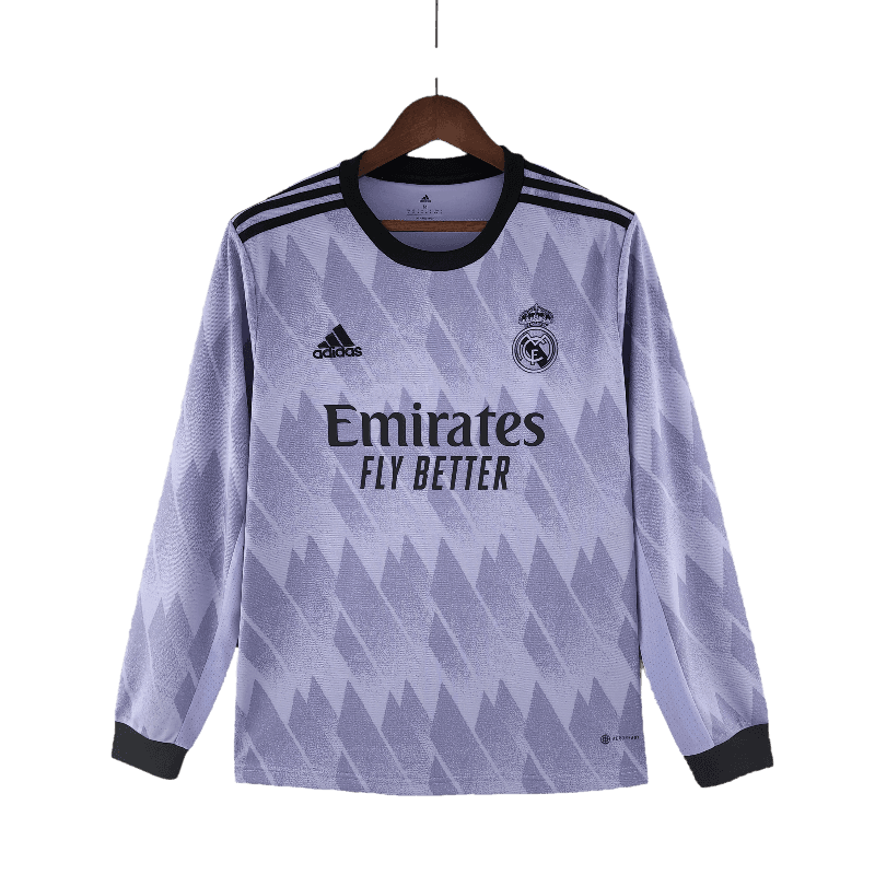 Real Madrid 2022/23 Long Sleeve Away (Free Personalisation)