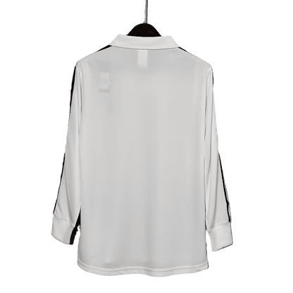 Real Madrid Retro Long-Sleeved 2002 Home (Free Personalisation)