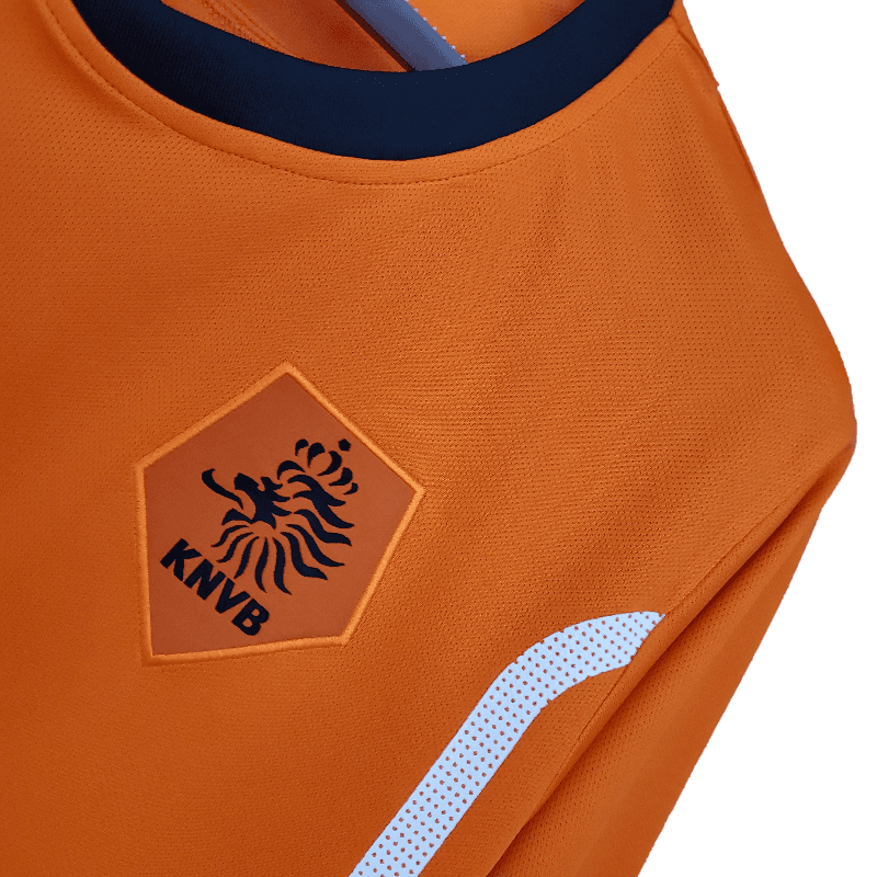 Netherlands Retro 2010 Home (Free Personalisation)