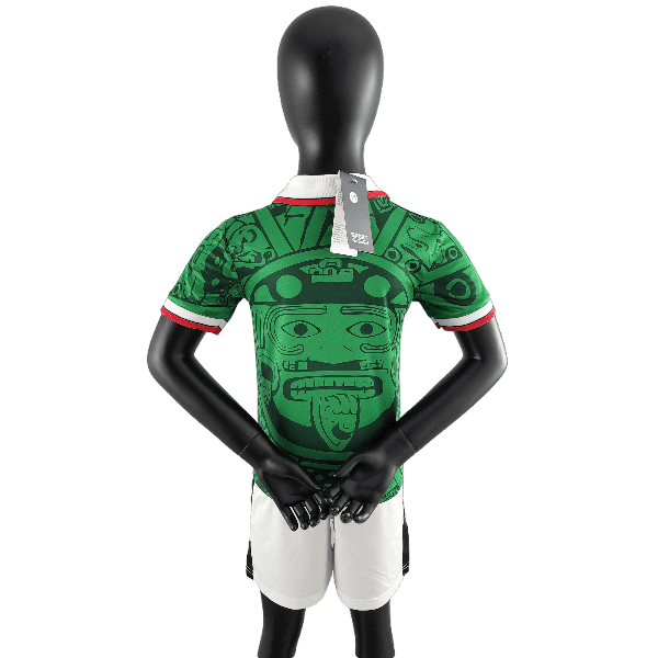 1998 Mexico Retro Kids Home Kit (Free Personalisation)