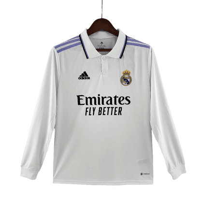 Real Madrid 2022/23 Long Sleeve Home (Free Personalisation)