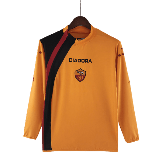 Rome Retro Long Sleeve 2005/06 Home (Free Personalisation)