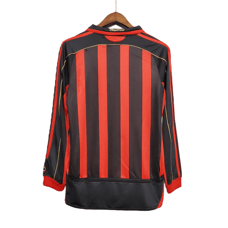 AC Milan Retro 06/07 Long Sleeve Home (Free Personalisation)